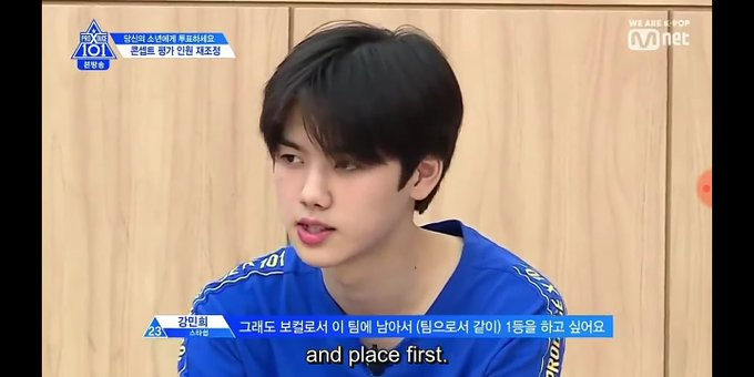 minhee is persevering, during pdx he didn't have confidence in himself but he always wanted to show the world his talent so he never gave up.