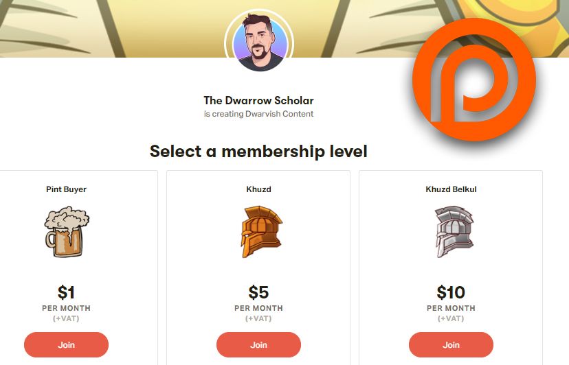 dwarrowscholar's tweet photo. Become a Patron and support the #Dwarvish projects I’m working on!
https://t.co/g1glYVW5hA
Projects like The Dwarvish Dictionary 📖, dwarvish music🎼, lessons and more!
Different support levels available.
Here’s to you awesome patrons! 🍻
#LOTR #dwarves #dwarf https://t.co/vG7YRjpnkC