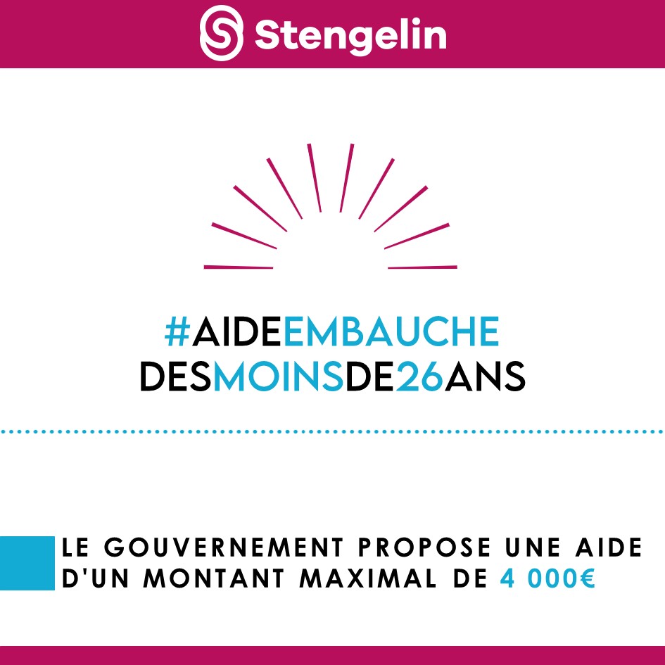 StengelinEC's tweet photo. #AideEmbauche | Le gouvernement propose une aide d'un montant maximal de 4 000€ aux entreprises embauchant des personnes de moins de 26 ans (⚠️non cumulable avec l'aide exceptionnelle alternance). https://t.co/CVHfcUD3xw