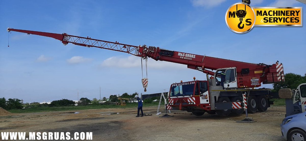 msgruas's tweet photo. Nuestra Terex Demag AC 80-2 100T. M&amp;S Gruas... Tu Mejor Elección...🚧🚨

¡Contáctanos ya!
318 8372111📱

Web Site
https://t.co/CTz9xe2HTD 💻

#Crane #Trex #TerexCranes #Demag #AC802 #RoughTerrainCrane #MSgruas #Grua #colombia #cartagena https://t.co/GwTQkB3Trh