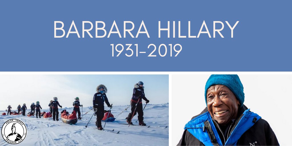"At every phase in your life, look at your options. Please, do not select boring ones."-Barbara HillaryBarbara Hillary (1931-2019) was a nurse, activist, two-time cancer survivor, the first Black woman to reach the North Pole, and the first Black woman to reach both poles.
