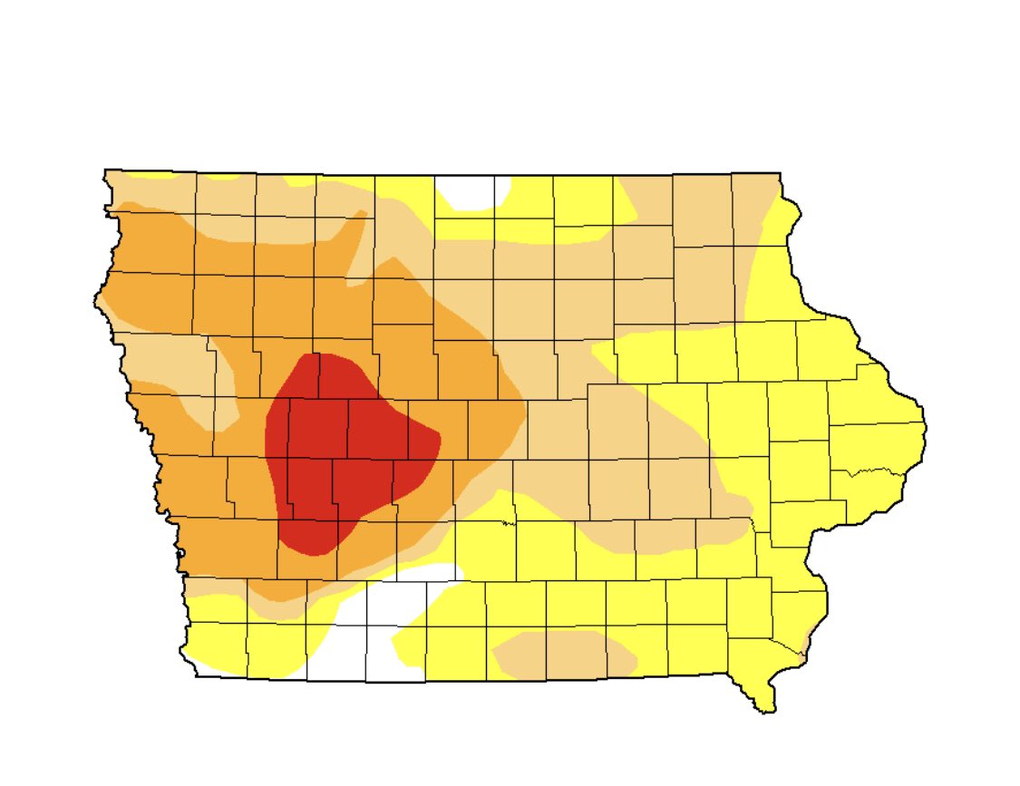 1/3 of Iowa’s farmland was flattened by hurricane-force winds a few weeks ago. Now, drought conditions are threatening the crops that remain. 

"You put so much time, money and effort into a crop ... it's really disheartening.”

desmoinesregister.com/story/news/cri…