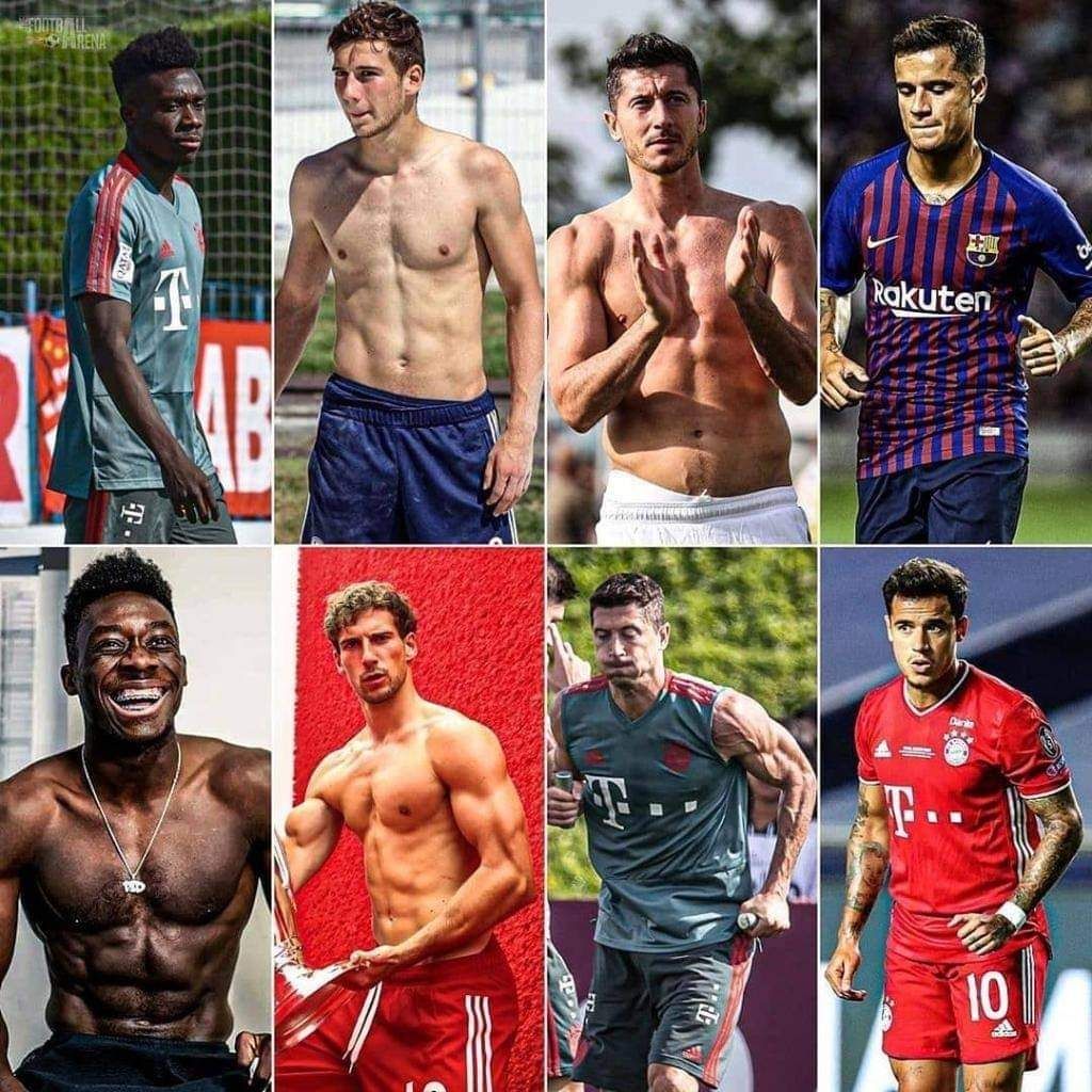 What are Bayern Munich feeding their players?! 💪 😳, image size:1024x1024
