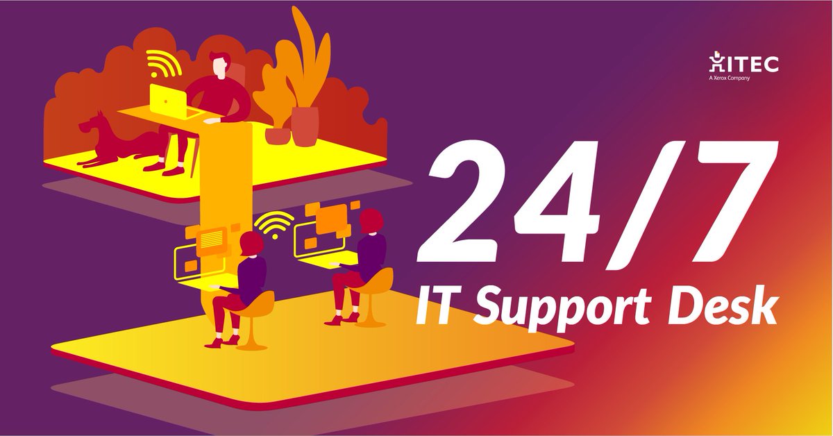 24/7 IT Support Help Desk ✔️
#RootCause Analysis to reduce the number of monthly tickets ✔️
Dedicated Account Manager to maintain best-practice ✔️

Learn more about ITEC's #ITSupport #ManagedService here: hubs.ly/H0vcjMh0