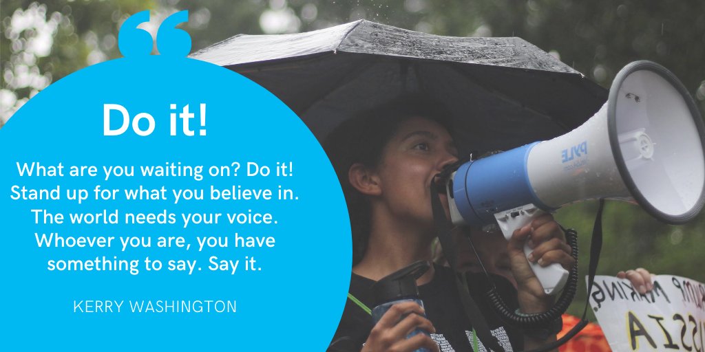 MyEffectApp's tweet photo. Here's some #MondayMotivation from @kerrywashington 🙌

Use your voice to #TakeAction and make #MeaningfulChange! You have valuable thoughts and ideas—share them with the world ✨

#changemakers #YoungLeaders #PositiveChange #ChangeStartsWithin #BeTheChange #QOTD https://t.co/QeQdf0nin1