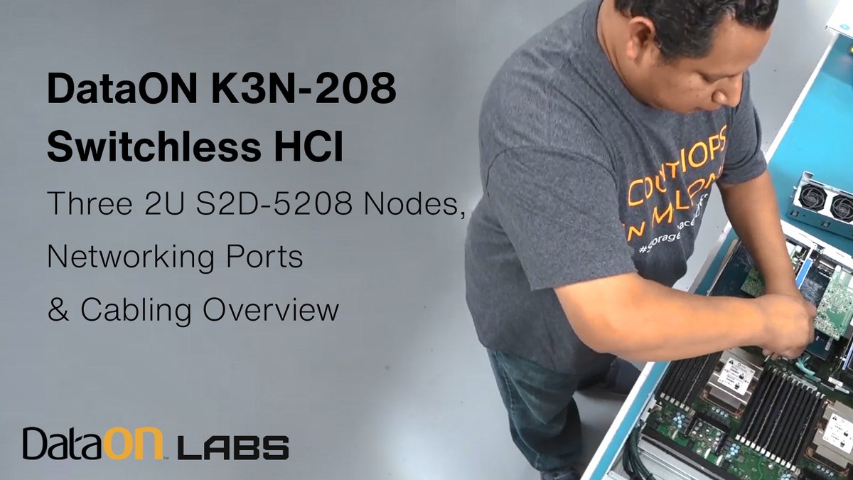 dataon's tweet photo. Learn about networking on the DataON K3N-208 for #AzureStackHCI. It includes three 2U S2D-5208 servers with all-NVMe flash storage, switchless networking support and RJ45, SFP+ and SFP28 ports. #Kepler3node #SwitchlessHCI #S2D #WinServ
https://t.co/AfSkWuuSmX https://t.co/w1HiLy18bS