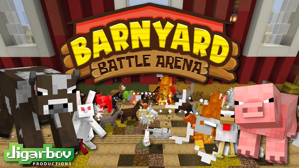Quinn Richter Millers Minecraft Oink Moo Bawk Attack Join The Marketplace Team As We Fight In The Farm With Barnyard Battle Arena