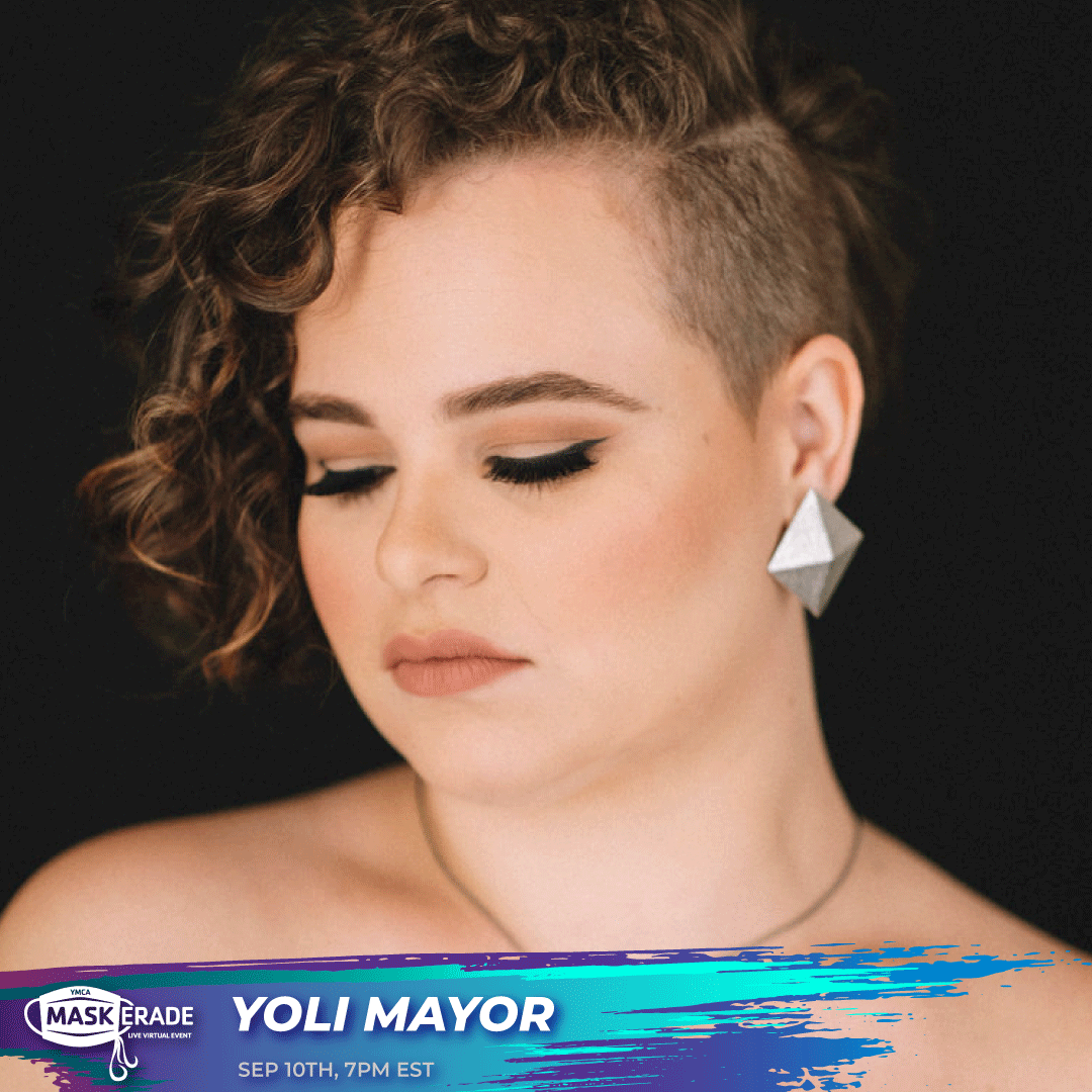 ymcasoflo's tweet photo. Singer, songwriter @yolimayor will be performing live at the YMCA #MASKerade! Her incredible powerhouse voice made her a standout favorite and semi finalist on #AmericasGotTalent! https://t.co/js0NPQg9WH https://t.co/WEF7AA6dAI