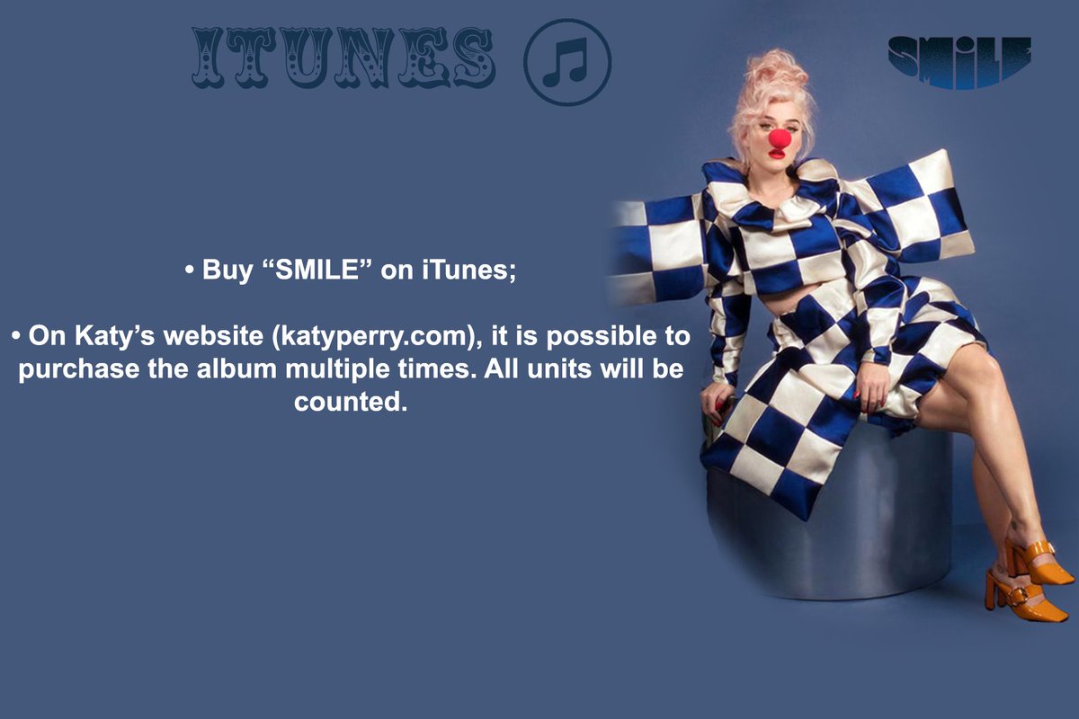 LetsSmileFAQ's tweet image. By reading these tips and practicing them, you will have no reasons to cry about it later! #KatyPerrySMILE

Learn more about:

• Spotify — bit.ly/34G6cGo

• YouTube — bit.ly/3josGQe

• Digital Sales — bit.ly/2YKO5LH