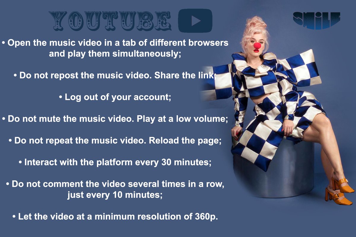 LetsSmileFAQ's tweet image. By reading these tips and practicing them, you will have no reasons to cry about it later! #KatyPerrySMILE

Learn more about:

• Spotify — bit.ly/34G6cGo

• YouTube — bit.ly/3josGQe

• Digital Sales — bit.ly/2YKO5LH