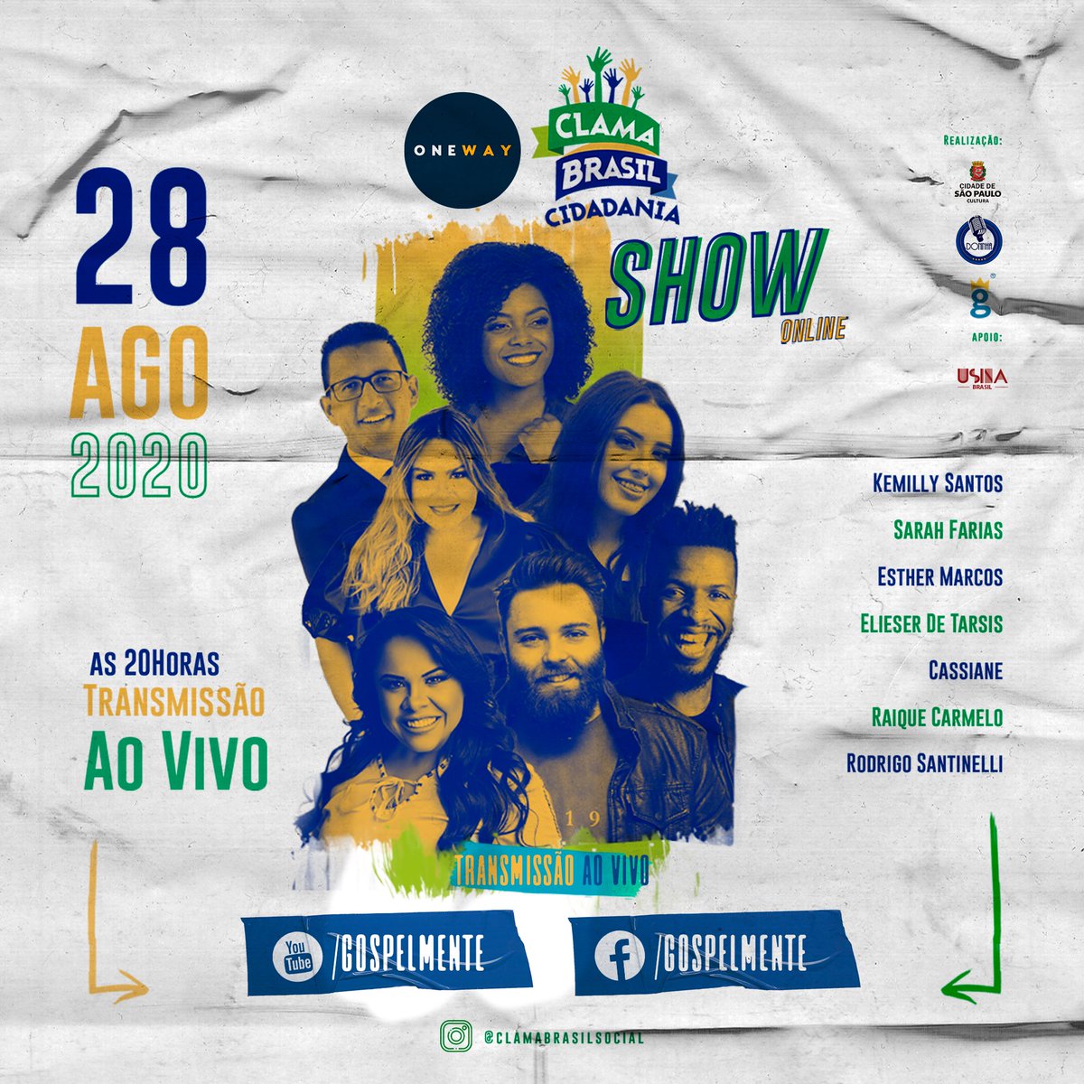 Estherfiais's tweet photo. #ClamaBrasilLive
VAMOS PARTICIPAR!!
Lá no canal do YouTube do Gospelmente! Deus quer falar com você!!!! 
LEST GO?😍
@clamabrasil @gospelmente https://t.co/TL1wdXUkJy