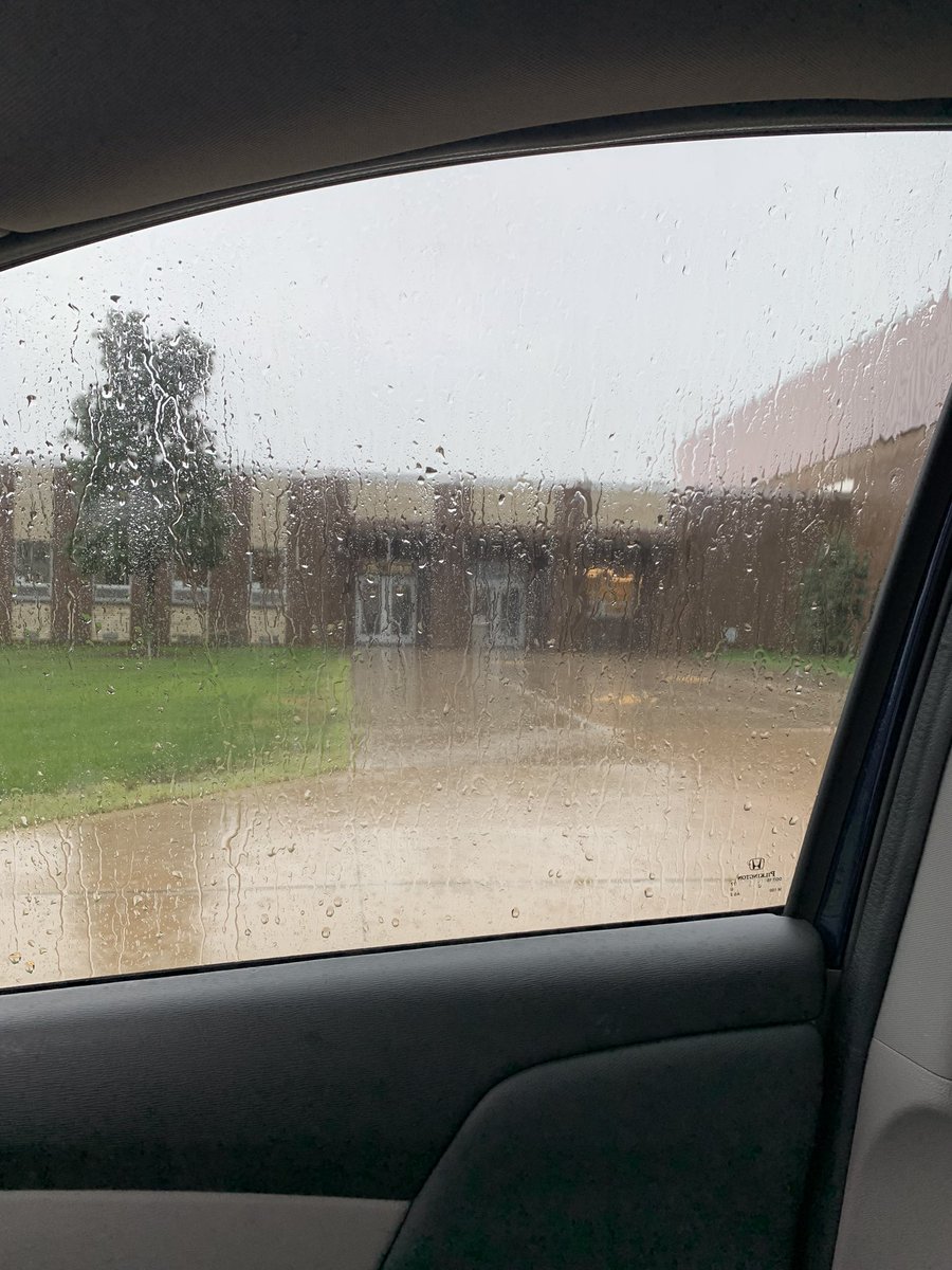 AmyYohoTVI's tweet photo. I know my fellow itinerant teachers feel my pain. The day you need to deliver boxes of Braille books it’s a monsoon outside! I’m soaked for the rest of the day. Lol But it feels so good to be back! https://t.co/61NdIVv6L6