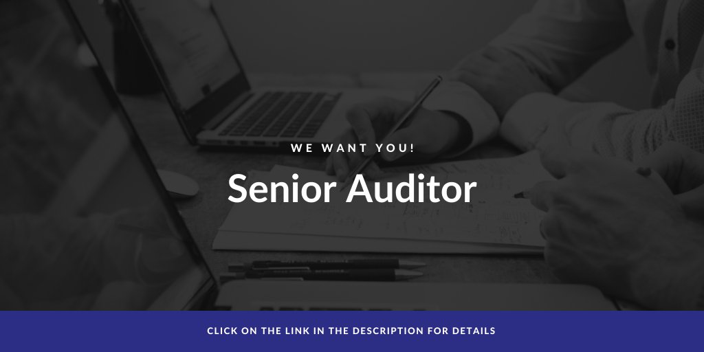 We have an exciting opportunity for two Senior Auditors to join our Business Assurance Team. If you have the relevant skills and experience, we would love to hear from you! To find out more and apply, click here: ow.ly/7ZC650BbO8P
#jobs #careers #wearehiring #joinus #audit