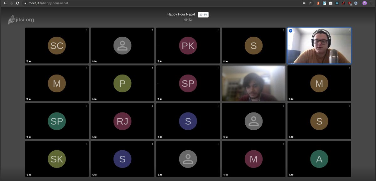 hardfire's tweet image. happy hour with #developersNepal and @tannerlinsley :D