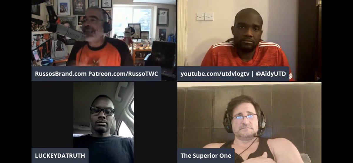 AidyLDN's tweet image. Thank You @THEVinceRusso for inviting me on Time Out, huge supporter of The Brand & Patreon. We had Great discussion, to have the opportunity to speak with you & @TheRealDisco was awesome bro.
Thanks for the plugs, I really appreciate it
@RussosBrand 🤟🏾