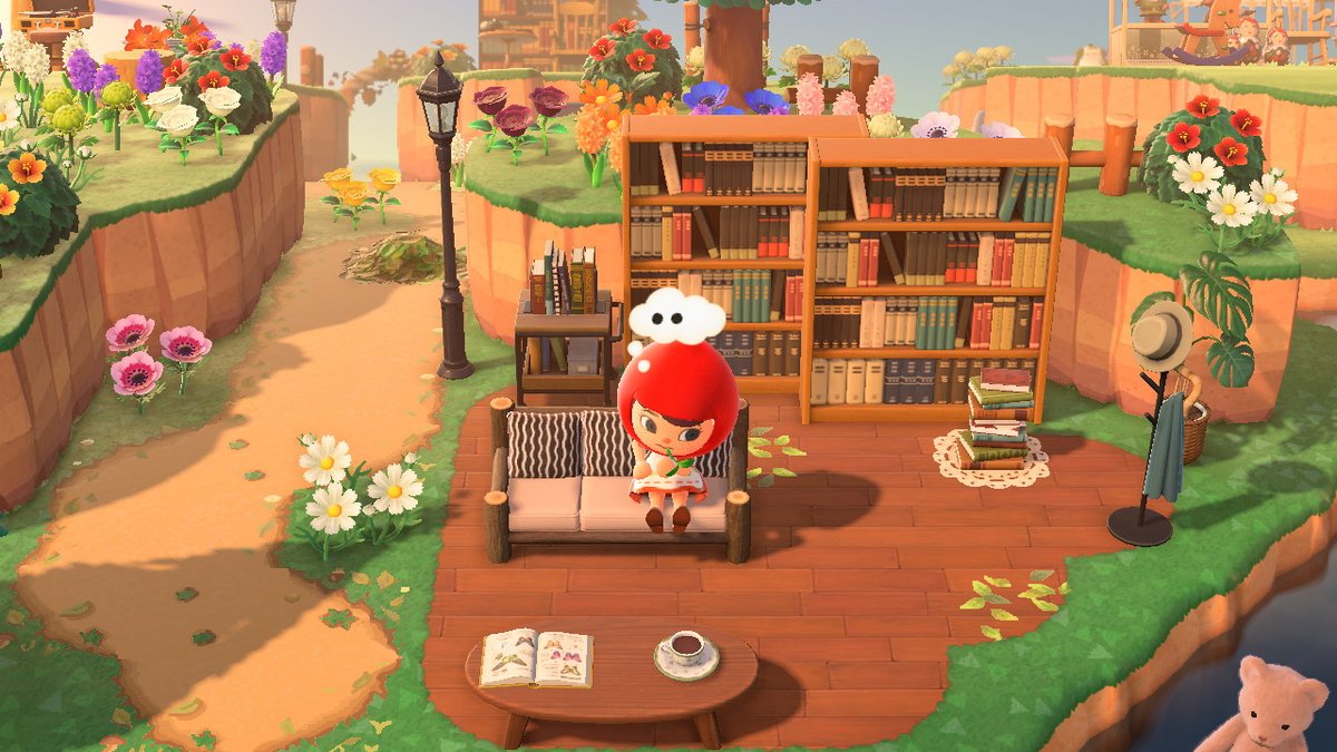 Olivia_acnh's tweet photo. what do you think about my library #AnimalCrossing #ACNH #NintendoSwitch https://t.co/rOXUTbUQra