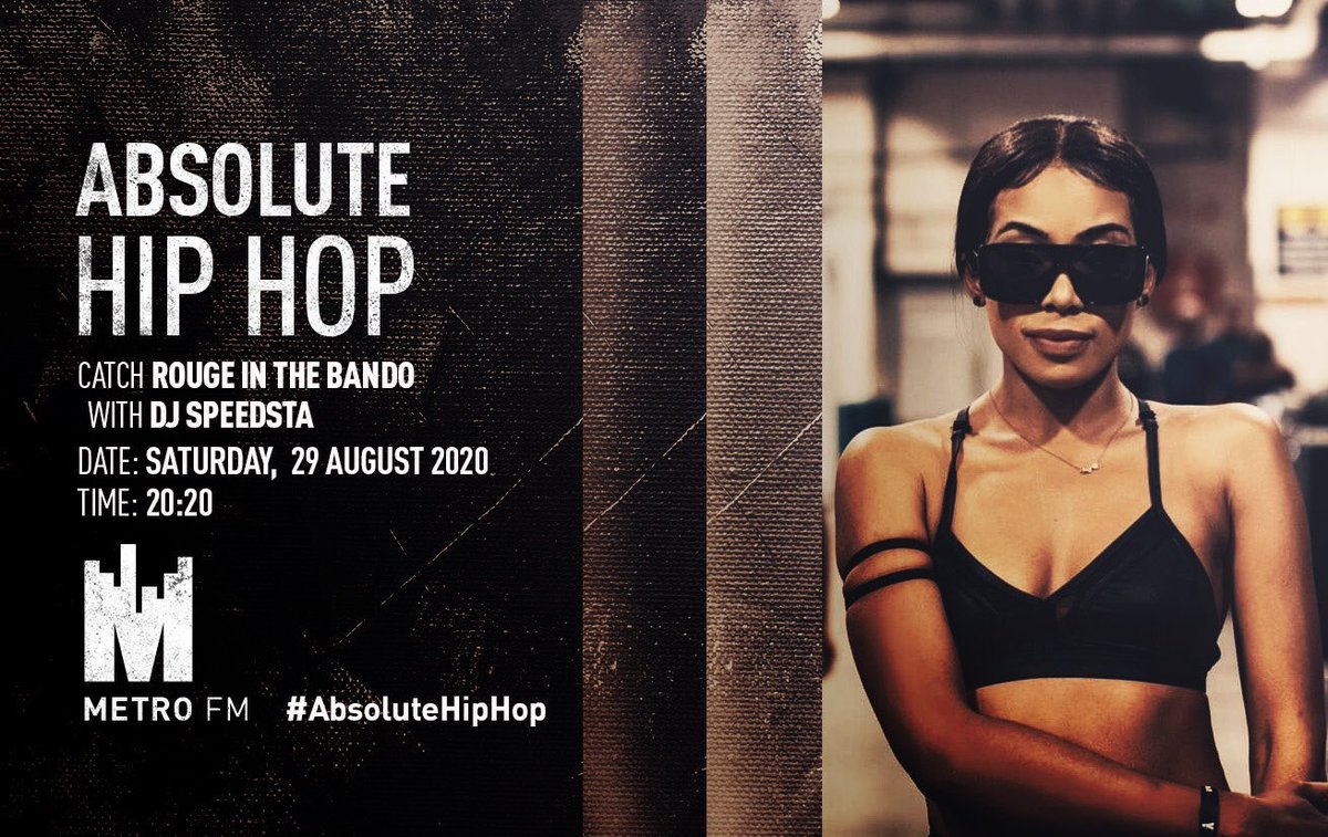 speedstabro's tweet image. Live AMP tonight at 19:30 on SABC 1 ... 

Tommmorow 20:00-22:00 on Metro FM serving #AbsoluteHipHop

Have a great weekend! 😘