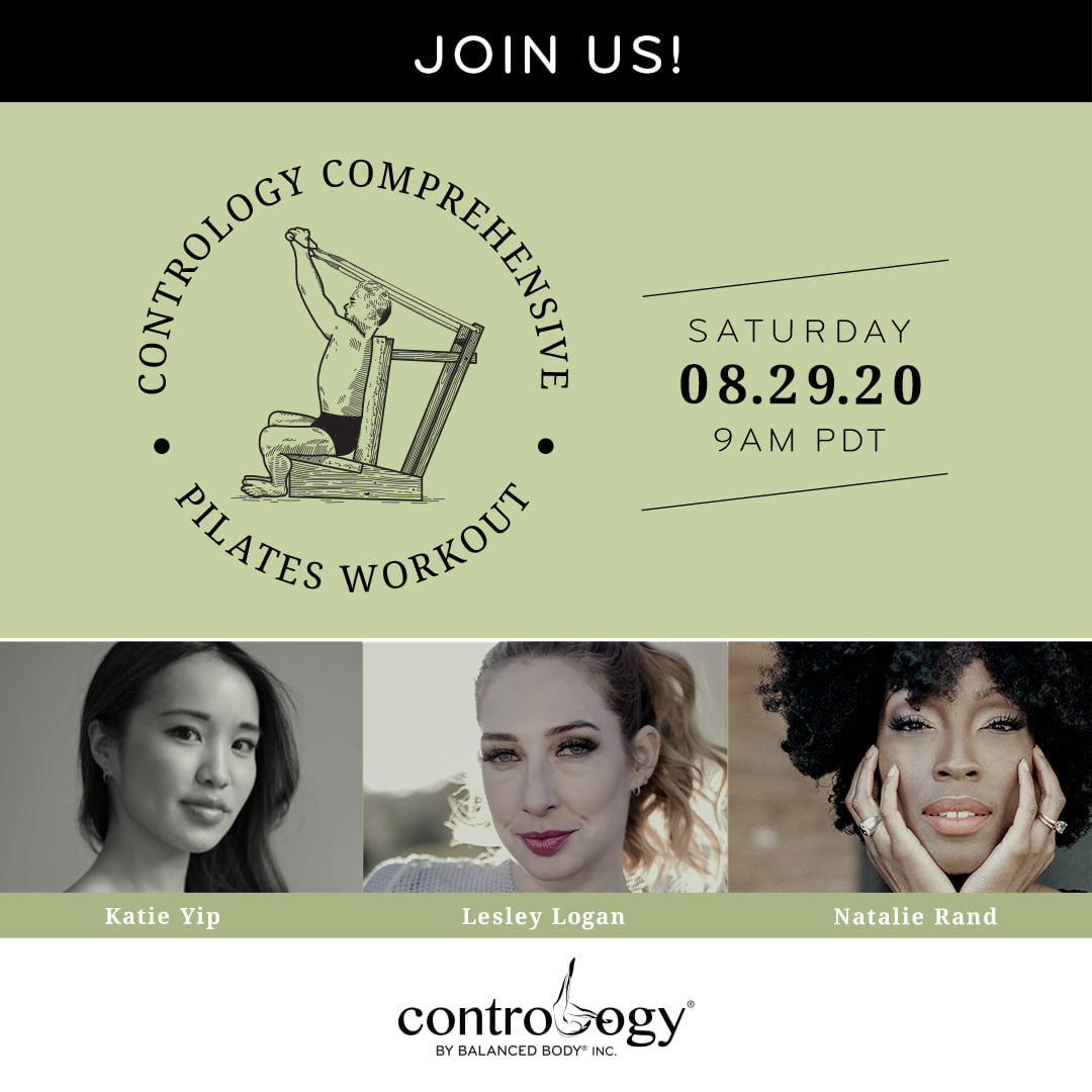 DON'T FORGET TO REGISTER! The Contrology®
Comprehensive Pilates Workout is Saturday (tomorrow!) 8/29 at 9am PDT and it's FREE!

Sign up here: zoom.us/webinar/regist…

#pilates #contrology #pilatesworkout #classicalpilates #pilatesreformer #pilatesmat #pilatestrape