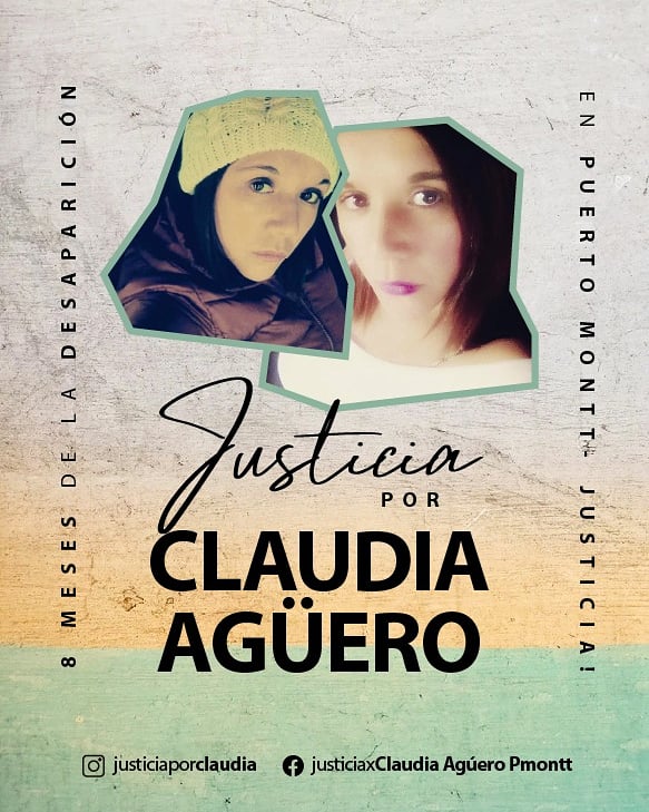 #JusticiaporclaudiaAgüero #PDI #Chile #Compartan #Sigueme #desaparecida #mujer #feminista #feminismo #noestántodas #claudiaagüero
