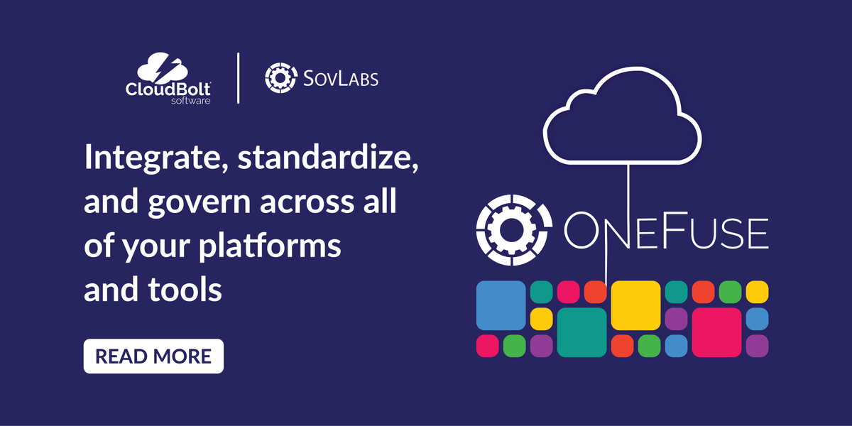 SovLabs's tweet photo. Dramatically reduce custom code and improve governance with Onefuse, your codeless solution to bring together platforms and tools across hybrid cloud environments. https://t.co/PgJNHEmQXo https://t.co/2h9awTbXJL