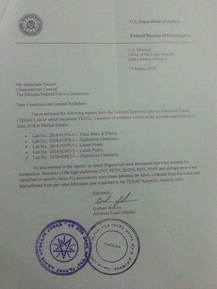 FAbdulselam's tweet photo. Diraamaa hiriira deeggarsaa ofumaa qindeessee bombii irratti
dhoose san ragaan kunooti. FBI bombii kan dhoose mootummaa
tahuu waan irra gaheef akka xalayaan afaan Amaaraatiin
barraahe kun ibsutti bu’aa qorannoo san akka hin baafne
godhan. Dubbisaa! https://t.co/4cjYHoMKeT