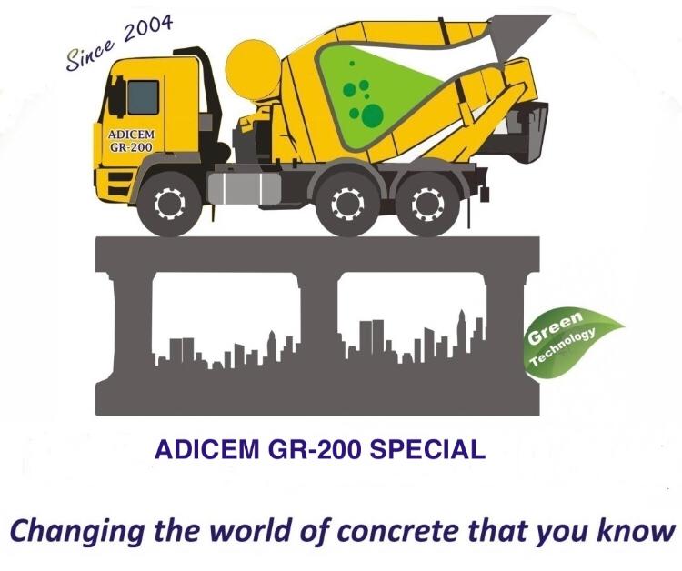 With Adicem GR-220 you get a high performance concrete with better manageability and flow, at a reduced cost to the concrete operator and precast manufacturers. As an example, prefabricated houses can be strip down and remove formwork within 3 hours!!! after concrete filling.