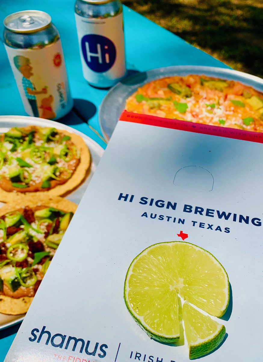 QuezzasATX's tweet photo. Spot the matching limes! Beat this 105° heat with @hisignbrewing Shamus and our Quezzas!
🍋
🍕
🥗
🌮
🍻
#atx #atxlife #savetexasbreweries #atxfoodtrucks #austinfoodtrucks #atxfoodies #austinfoodies #austineats #texmex #atxlocal #supportsmallbusiness https://t.co/fm4jaxFsJD
