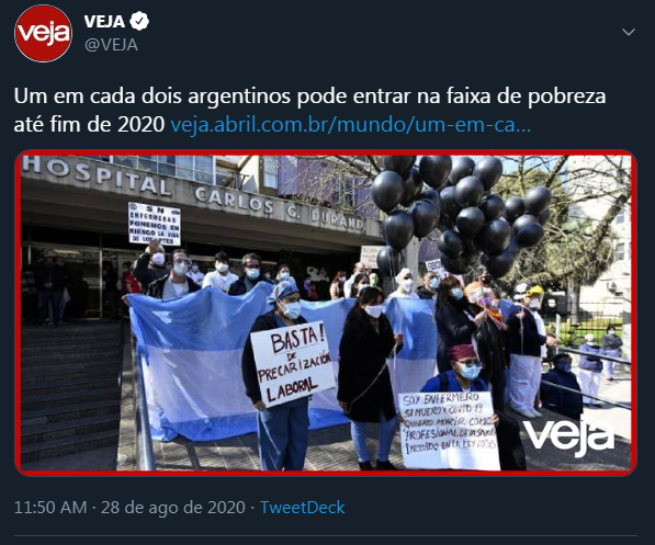 Argentina correndo a passos largos para a miséria e o totalitarismo