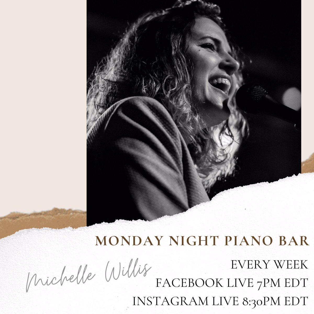 boutwillismusic's tweet photo. (2/2) What’s a song that shared a story or perspective you hadn’t thought of before? Good, bad, funny, uncomfortable, past present or future? Gimme some ideas below and I’ll put together a set for Monday. Love, M
—
#mondaynightpianobar #mnpb #michellewillis #storysongs #narrative https://t.co/rx1WHKRKlR