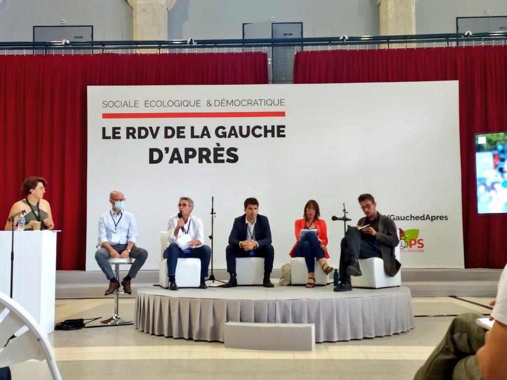 VincentTISON's tweet image. #RDVdelaGauchedApres Atelier Lutte contre les #inegalités @StephanTroussel : Nous devons placer la juste sociale et l'égalité au ♥️. Nous proposons le #revenudebase. L'argent existe : l'impôt sur les successions et donations, taxation des hauts revenus, retour de l'ISF, etc