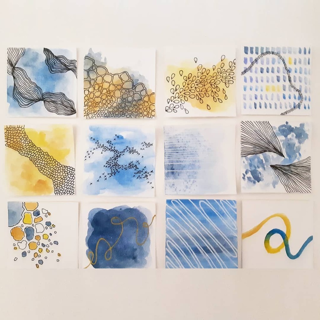 lalexare's tweet photo. #inchiechallenge2020 accepted and completed! 
@amymaricle
#mindfulartstudio #inchiechallenge #art #watercolor #inchie #smallart #tinyart #makearteveryday https://t.co/SMSEDW2Iq2 https://t.co/nX5efoioYk