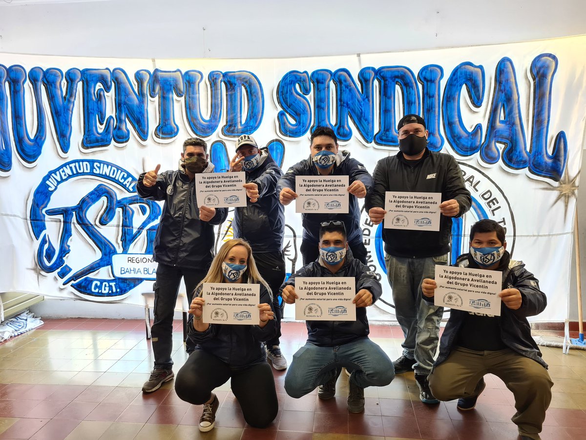 ¡Repudiamos el desalojo! Solidaridad con la Huelga por #SalarioDigno en la #AlgodoneraAvellaneda del Grupo #Vicentin