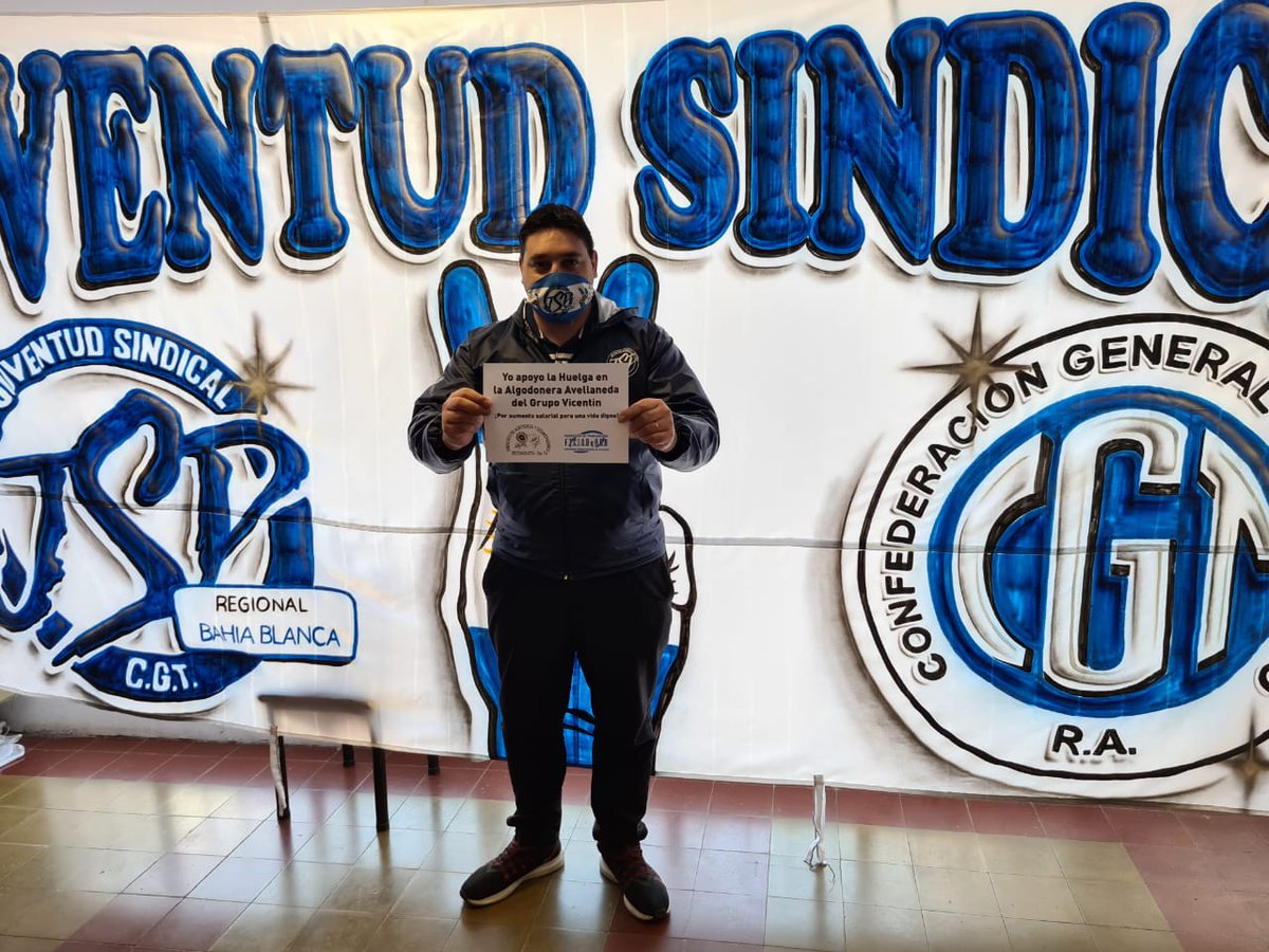 ¡Repudiamos el desalojo! Solidaridad con la Huelga por #SalarioDigno en la #AlgodoneraAvellaneda del Grupo #Vicentin