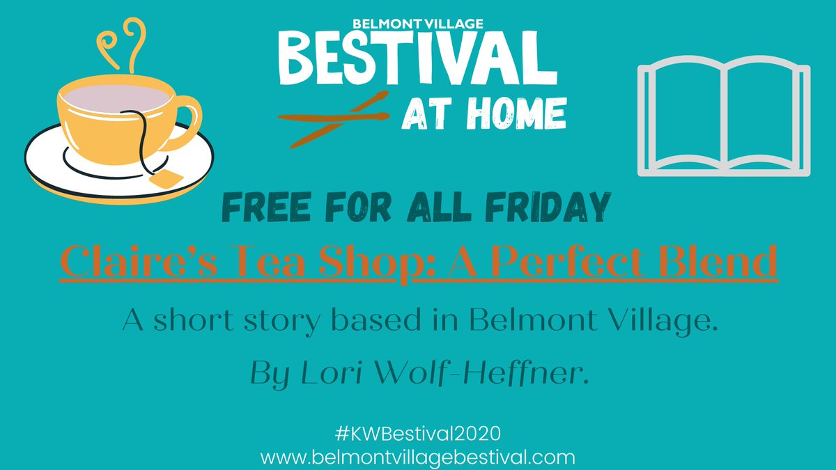 She’s opened his eyes to more flavours than he knew existed. But can she open her heart? Claire’s Tea Shop debut’s @LoriWolfHeffner's sweet romance series, Love on Belmont. Grab a cup of tea, set down your device and have a listen!
Find the video on our FB, Instagram, or website!