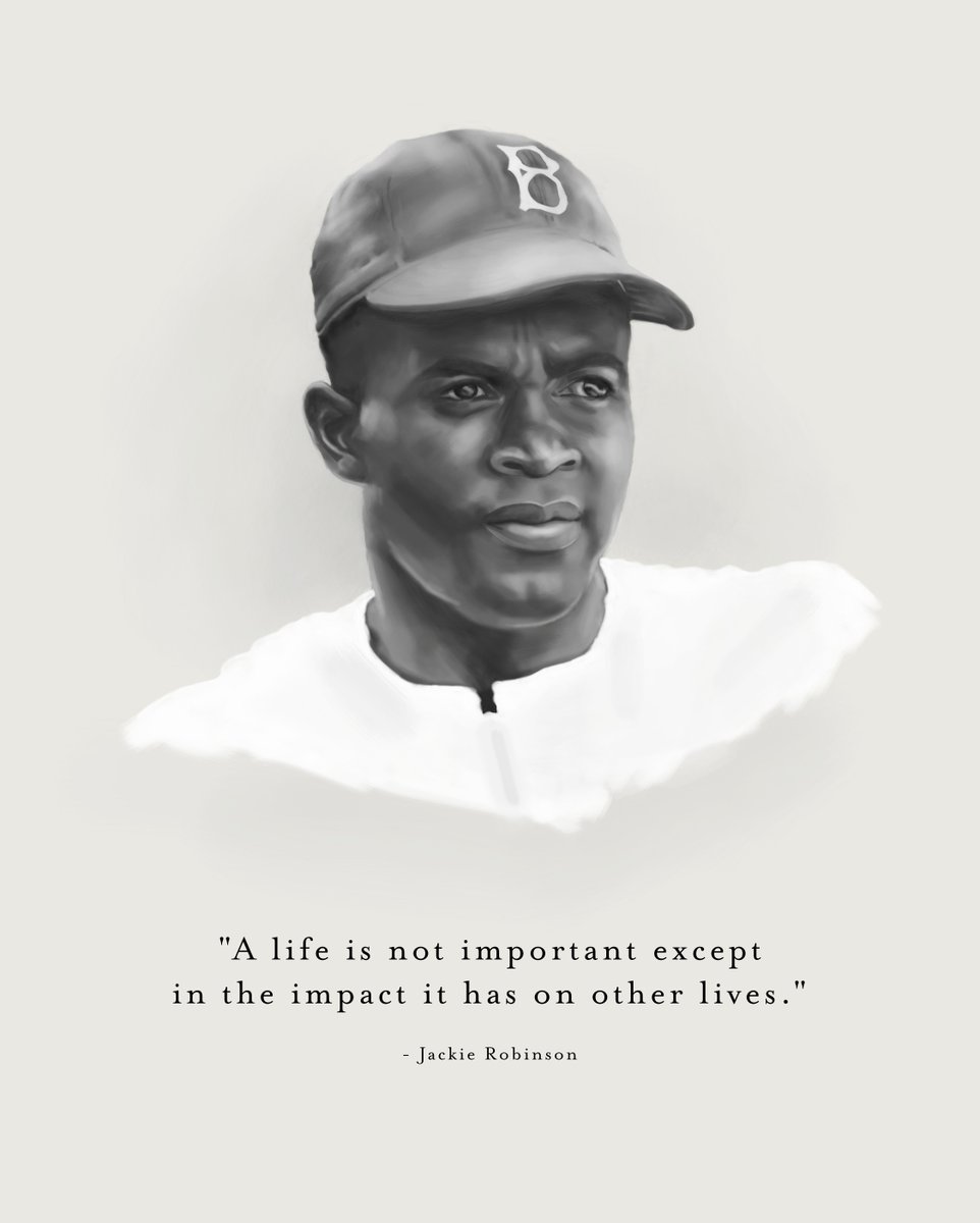 "A life is not important except in the impact it has on other lives." - Jackie Robinson 

#JackieRobinsonDay