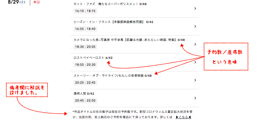 出町座 謎の数字の正体 当方の上映スケジュールページなんですが 映画 のタイトルの右にある数字が謎だ謎だと皆さんに思われ続けてはや数ヶ月 備考欄に解説を設けました ご参照くださいませ T Co Nqfmdpzflo