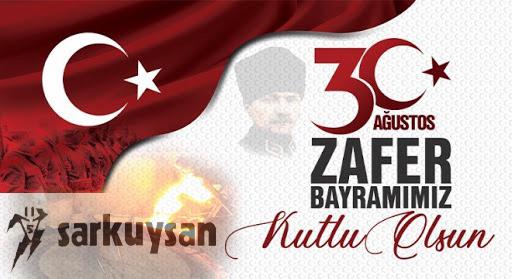 SarkuysanAS's tweet photo. Özgürlüğümüzün mimarı başta Mustafa Kemal ATATÜRK ve Silah Arkadaşları olmak üzere Kurtuluş Savaşında şehitlerimiz ve gazilerimize minnet ve şükranlarımızla... Zafer Bayramımız Kutlu Olsun. https://t.co/BvRsD9M8nH