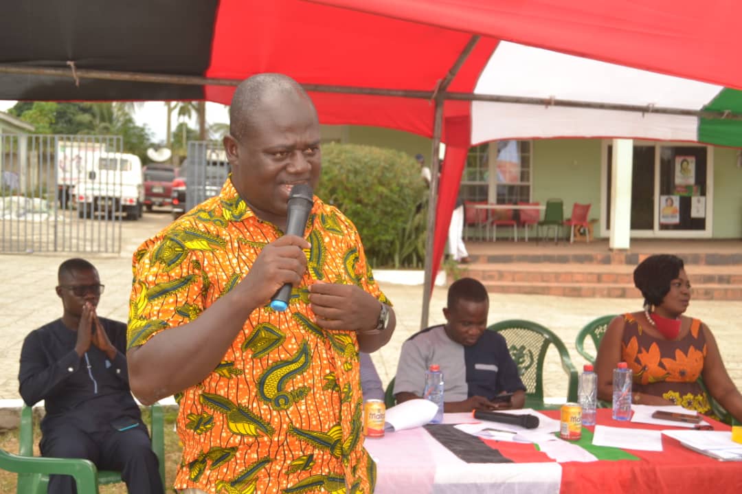 PokuahSawyerr's tweet photo. As directed by the National Executive Committee, the Agona East campaign team has been launched by representatives of the Regional Executive Committee. This includes Constituency executives, former appointees,cadres, disabled,election director, I THINK  director, Research ... https://t.co/TuegvKdvig