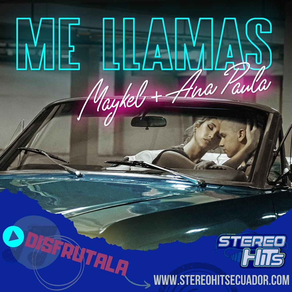 stereohitsec's tweet photo. ⚡Llena de ritmo tu #Viernes! 💃
Con lo nuevo de @MaykelOficial ft @anapaulaokof ⚡ #MeLlamas 📲
Sigue tu música en la nueva plataforma de los #exitos @stereohitsec 💙
⏩ https://t.co/aMMVsnDN19 
◾
◾
◾
#MeLlamasMaykel #MeLlamasAnaPaula #NEWSONG #STH #Radio https://t.co/6SuBMNU3Ch