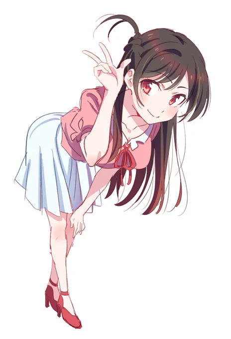 #彼女お借りします

もうすぐ!!
(去年の12月の宮島先生の誕生日にささげた絵の全身) 