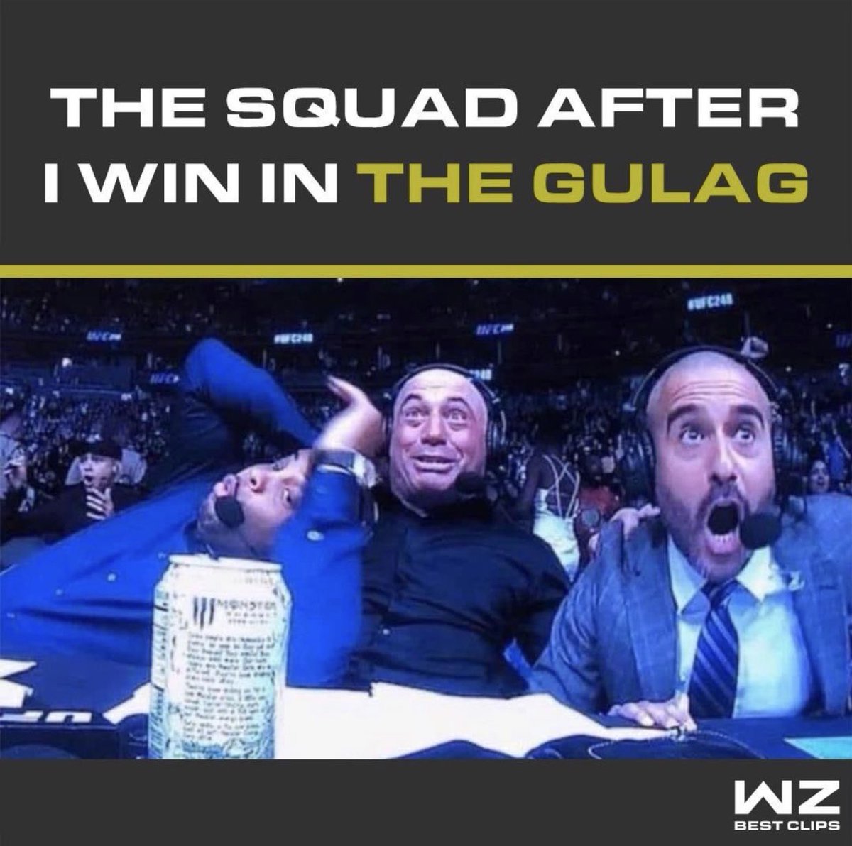 Antibase_'s tweet image. Taking applications for a new squad. Current squad don’t hype me up like this 😒 #Warzone #GulagEntanglements #warzonebestclips