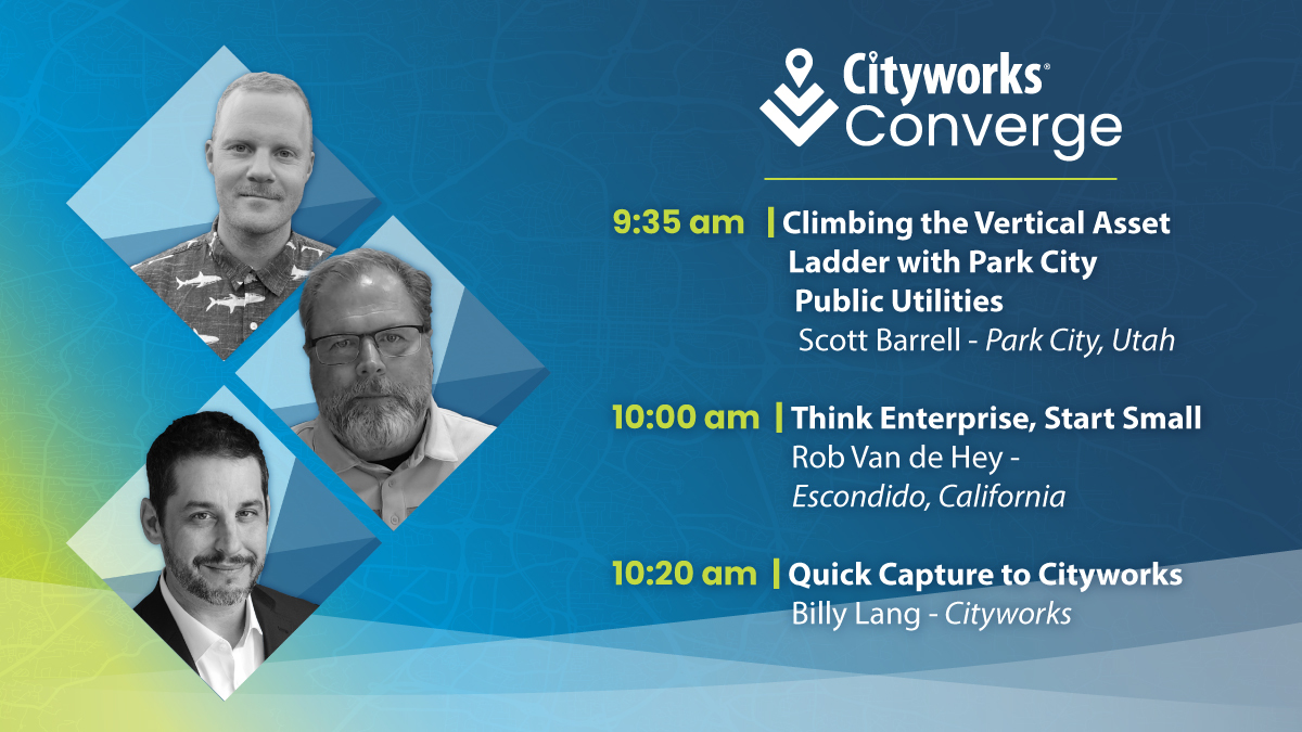 cityworks's tweet image. We&apos;re excited for the Cityworks Converge User Summit on September 2! Three of our featured speakers will be Scott Barrell, Rob Van De Hey, and Billy Lang. Click here to learn more: bit.ly/2PU32X2
@BillyLangGIS #arcgis #assetmanagement #esri #publicutilities