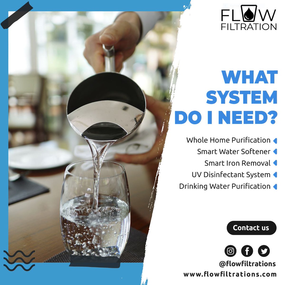 FlowFiltrations's tweet image. Water filtration can be complicated. 
We make it simple.