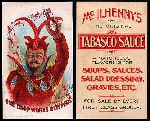 6/ In 1868, McIlhenny formed a company, obtained patents on his sauce, and began selling the first batch of Tabasco brand pepper sauce.The $1 bottles exploded in popularity around New Orleans, and by 1872 McIlhenny was forced to expand into larger markets such as New York.