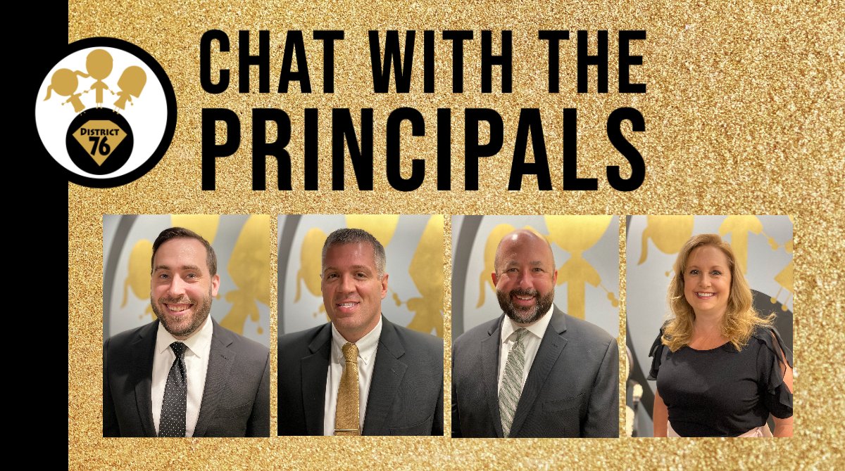 Join us on Thursday, September 3rd at 6 pm for our Welcome Back to School Virtual Chat with the Principals.  bit.ly/d76prchat  #D76Diamonds
