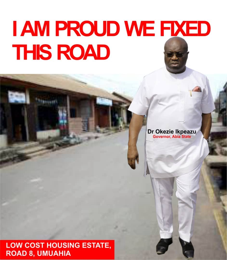  @GovernorIkpeazu in the past 5 years has steadily and quietly continued to focus on all sectors of the economy of Abia state . Over 100 roads fixed across Abia state and 156 road projects ongoing . Needless to deny the fact that  #IkpeazuSabiTheWork  #KineticAbia