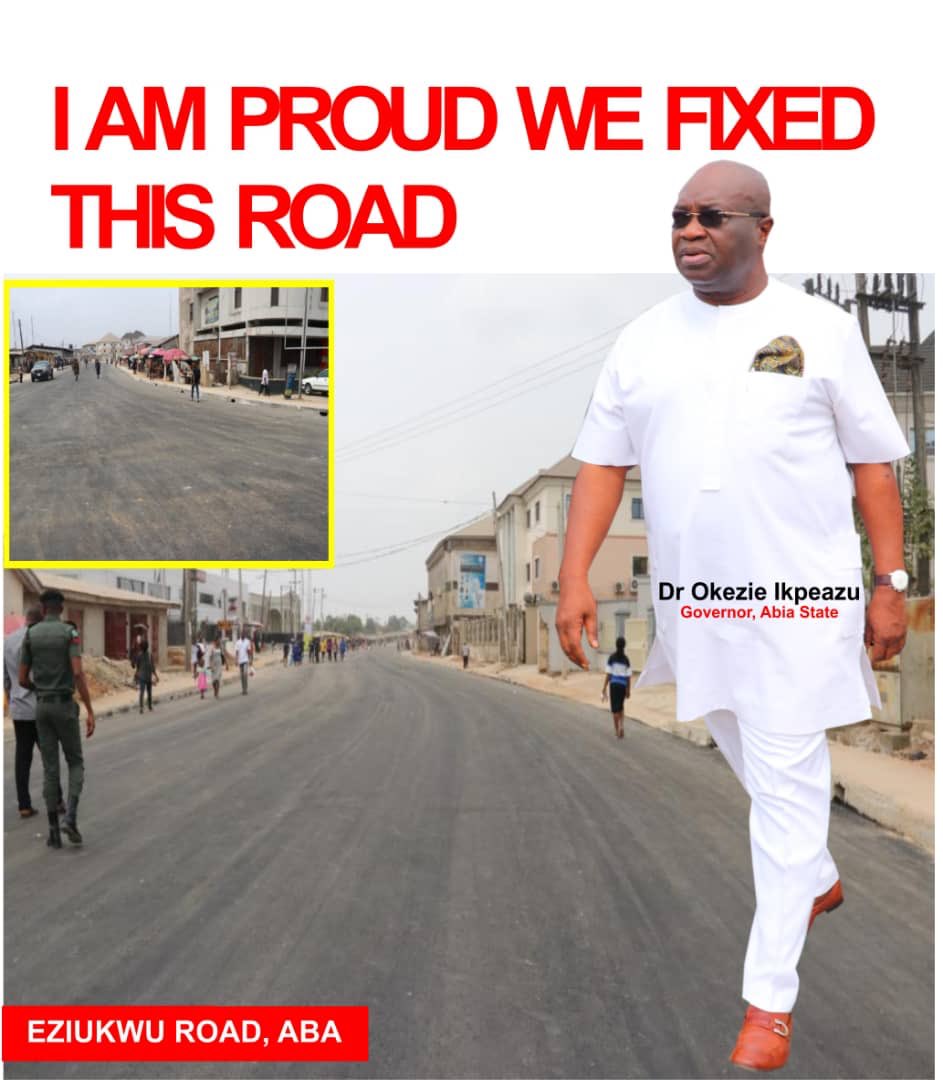  @GovernorIkpeazu in the past 5 years has steadily and quietly continued to focus on all sectors of the economy of Abia state . Over 100 roads fixed across Abia state and 156 road projects ongoing . Needless to deny the fact that  #IkpeazuSabiTheWork  #KineticAbia