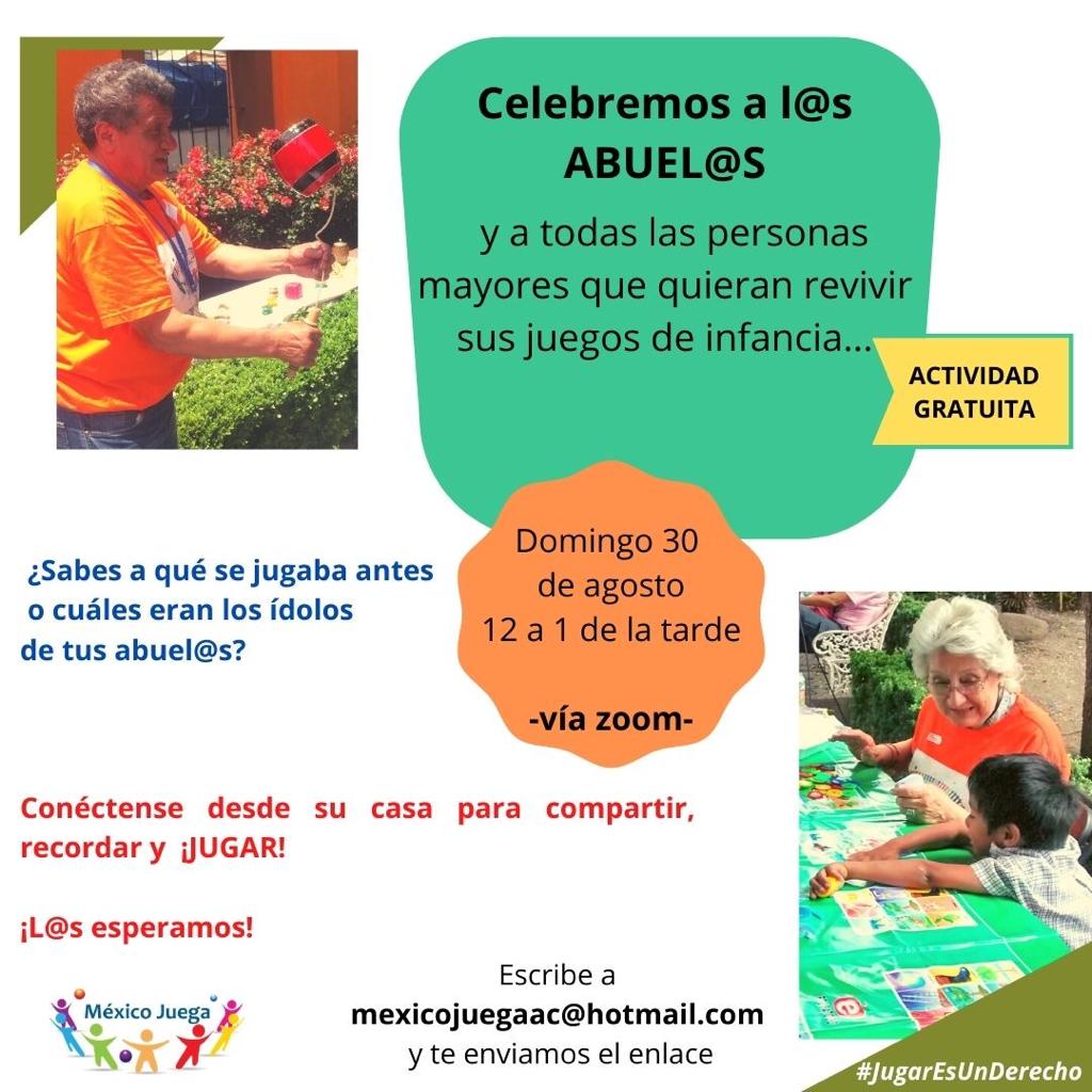 Jugar es un derecho que debe ejercerse en todas las edades. <a href="/mexicojuega/">México Juega A.C.</a> nos invita.