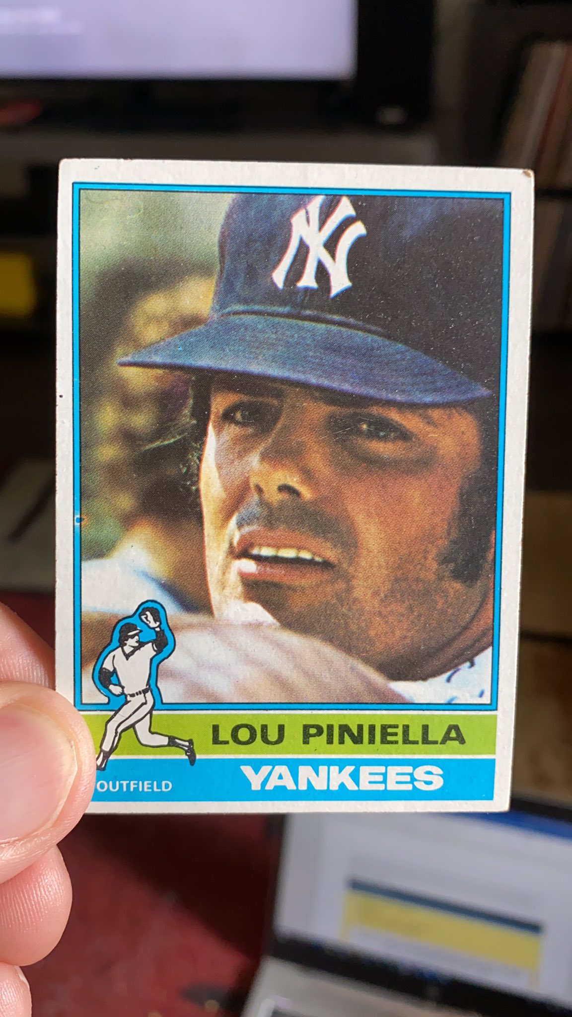 Hey I ve got that 76 card! Happy birthday Lou Piniella!  