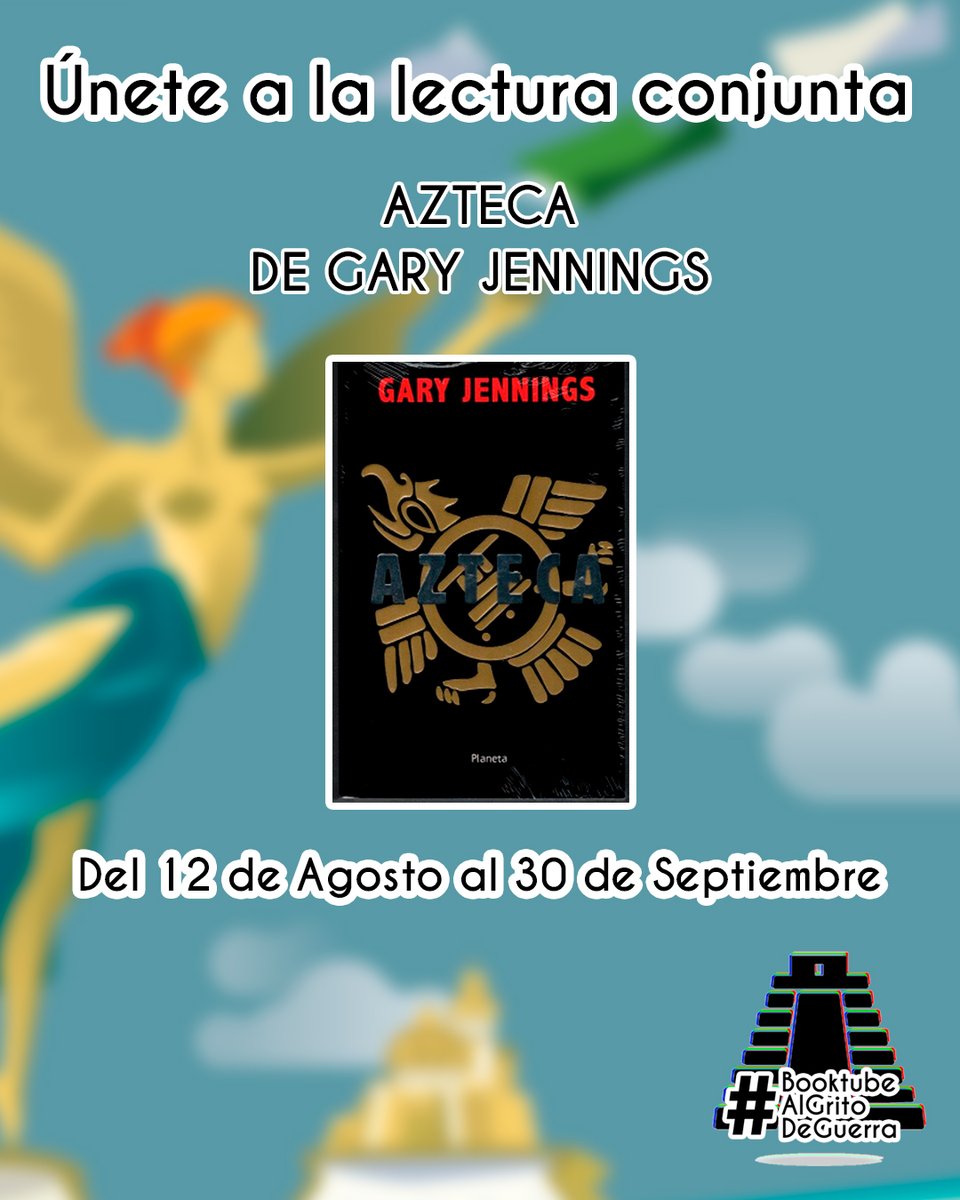 ColissionBooks's tweet image. 📢📢📢AVISO IMPORTANTE📢📢📢
El próximo domingo 6 de septiembre a las 5 p.m. tendremos una plática con arqueólogos que nos hablarán más del contexto histórico de #LCAzteca. 
Manden correo a violeta@colission.com para pasarles el link📚🧐
#BooktubeAlGritoDeGuerra 
@rO_Melancolida